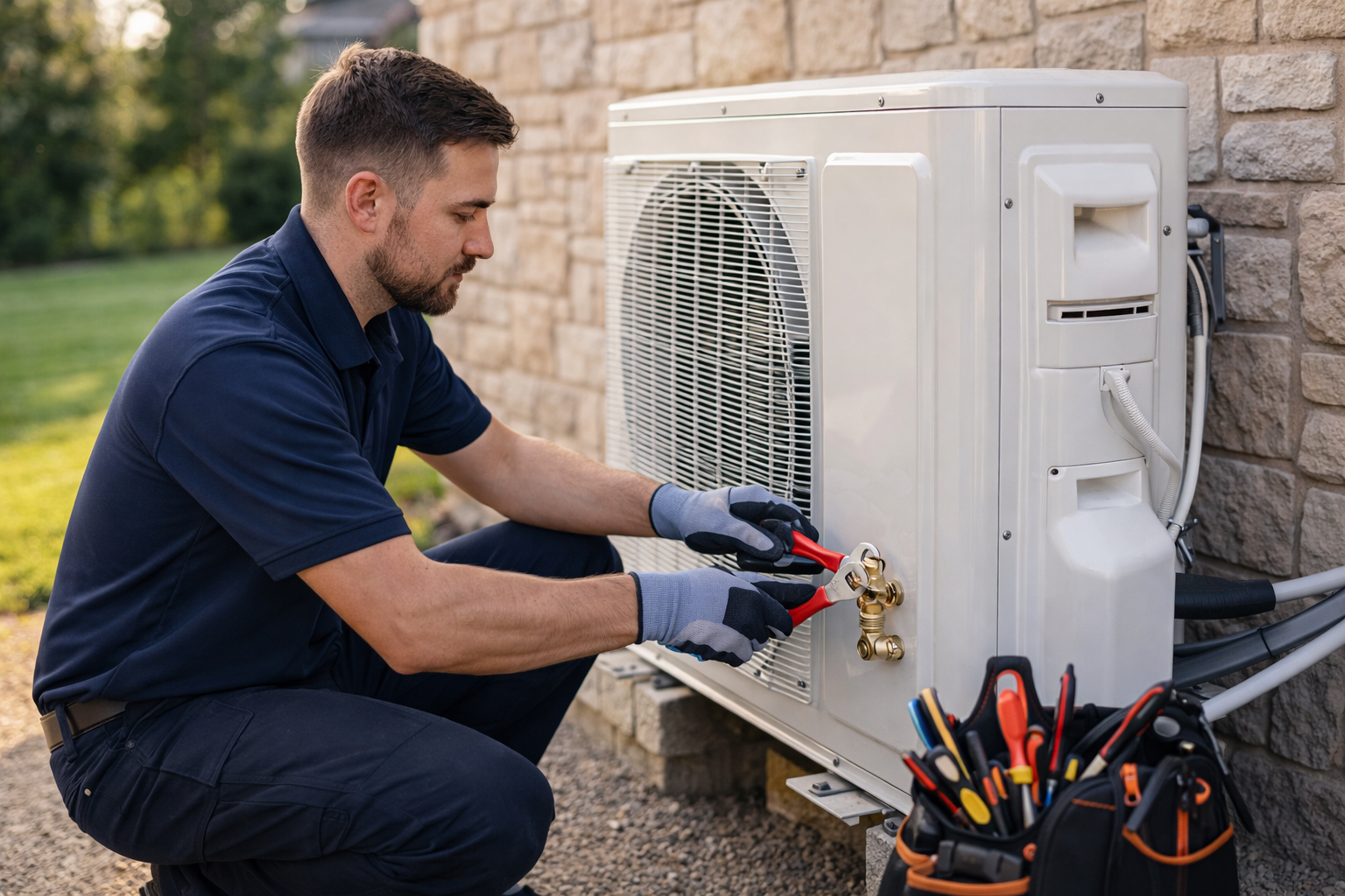 Professional solar installation