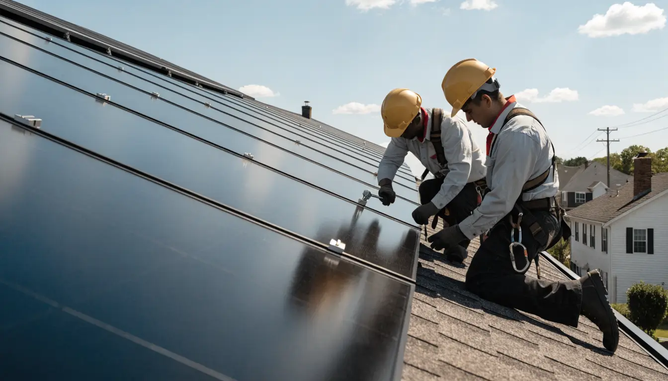 Solar & Energy Storage Installation team at The Light Group USA